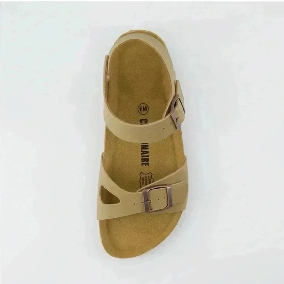 Cushionaire Women's Lauri Cork Footbed Sandal with +Comfort, Taupe, Size 10 - Picture 7 of 7